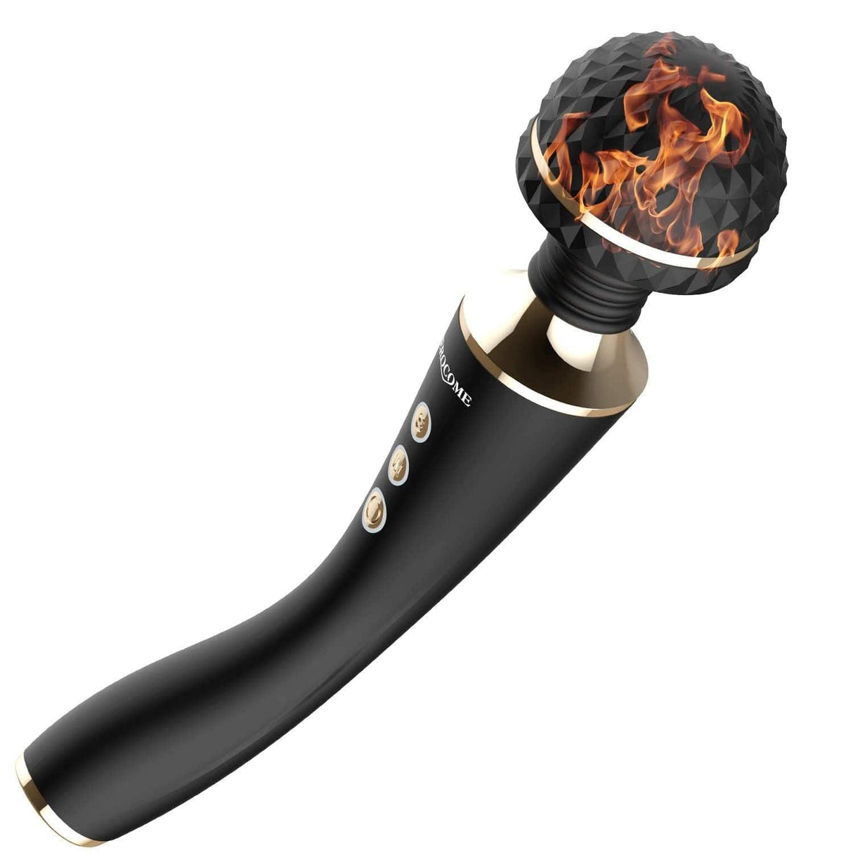 Erocome - CR. Austrilis Wand Massager (Black) ERC1014 CherryAffairs