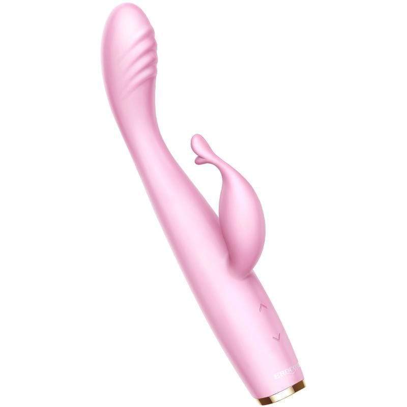 Erocome - Cygnus Rechargeable Kissing Rabbit Vibrator (Pink) ERC1020 CherryAffairs