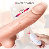 Erocome - Ophiuchus Thrusting Realistic Dildo Vibrator (Beige) ERC1034 CherryAffairs