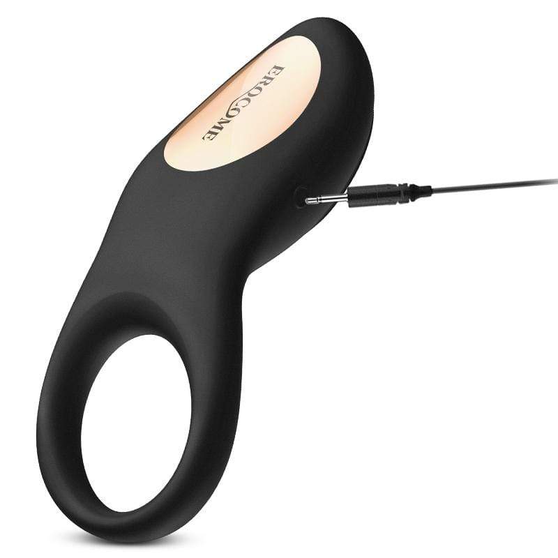 Erocome - Sagitta Rechargeable Silicone Cock Ring (Black) ERC1011 CherryAffairs