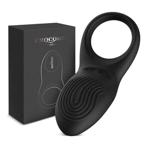 Erocome - Sagitta Rechargeable Silicone Cock Ring (Black) ERC1011 CherryAffairs