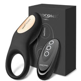 Erocome - Sagitta Remote Control Rechargeable Silicone Cock Ring (Black) ERC1012 CherryAffairs