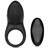 Erocome - Sagitta Remote Control Rechargeable Silicone Cock Ring (Black)    Remote Control Cock Ring (Vibration) Rechargeable