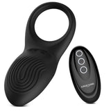 Erocome - Sagitta Remote Control Rechargeable Silicone Cock Ring (Black)    Remote Control Cock Ring (Vibration) Rechargeable