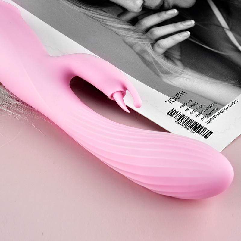 Erocome - Triangullum Vibraing Sucking Licking Rabbit Vibrator (Pink) ERC1057 CherryAffairs