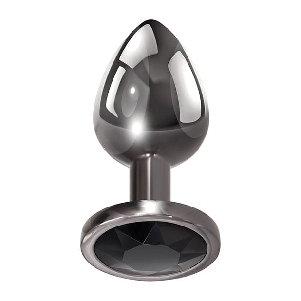 Evolved - Black Gem Metal Anal Plug Small (Silver) EV1016 CherryAffairs