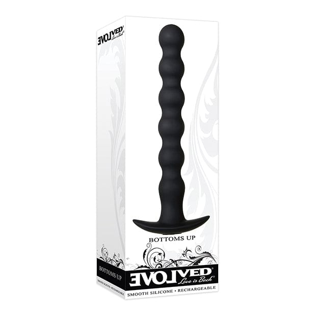 Evolved - Bottoms Up Vibrating Anal Beads (Black) EV1017 CherryAffairs