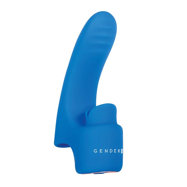 Evolved - Gender X Flick It Finger Vibrator Clit Massager (Blue) EV1029 CherryAffairs