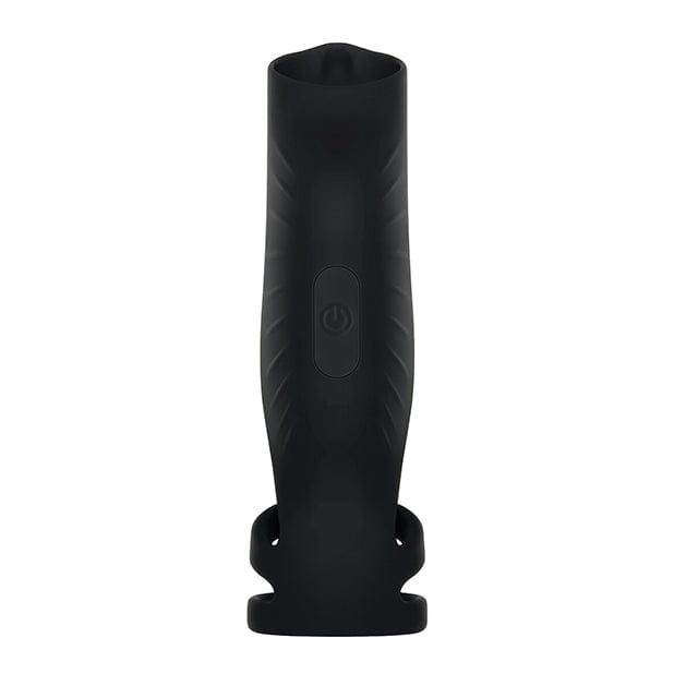 Evolved - Gender X Rocketeer Vibrating Silicone Penis Sheath (Black) EV1033 CherryAffairs