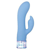 Evolved - Glitteriffic Rechargeable Rabbit Vibrator (Blue) EV1008 CherryAffairs