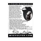 Evolved - Lickity Slit Oral Massager Flicking Clit Massager (Black) EV1041 CherryAffairs