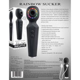 Evolved - Rainbow Sucker Clit Massager (Black)    Clit Massager (Vibration) Rechargeable