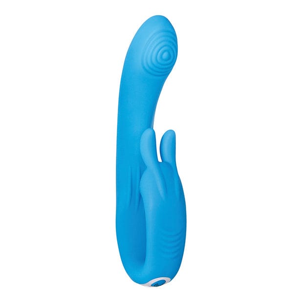 Evolved - Sea Breeze Bunny Rechargeable Dual Stimulator Rabbit Vibrator (Blue) EV1052 CherryAffairs