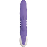 Evolved - Thick and Thrust Bunny Silicone Rechargeable Rabbit Vibrator (Purple)    Rabbit Dildo (Vibration) Rechargeable