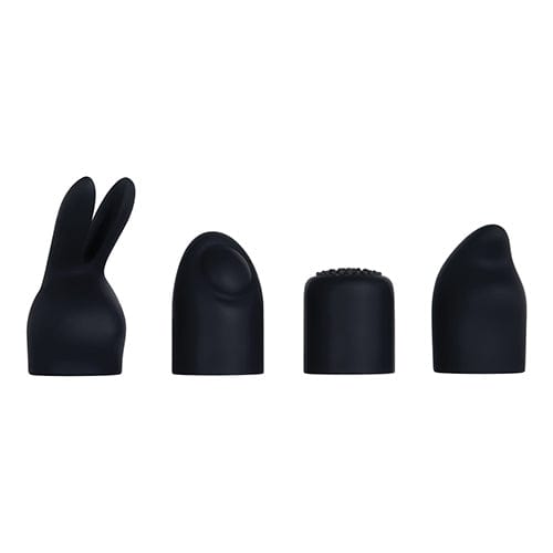 Evolved - Tiny Treasures 5 Piece Silicone Kit Rechargeable Bullet Vibrator (Black) EV1057 CherryAffairs