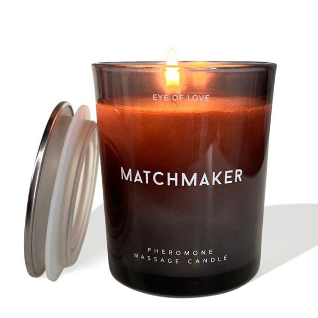 Eye of Love - Matchmaker Black Diamond Pheromone Massage Candle    Pheromones