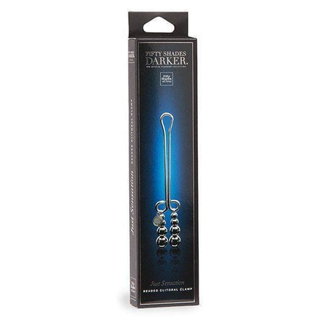 Fifty Shades Darker - Just Sensation Beaded Clitoral Clamp    Clitoral Clamps