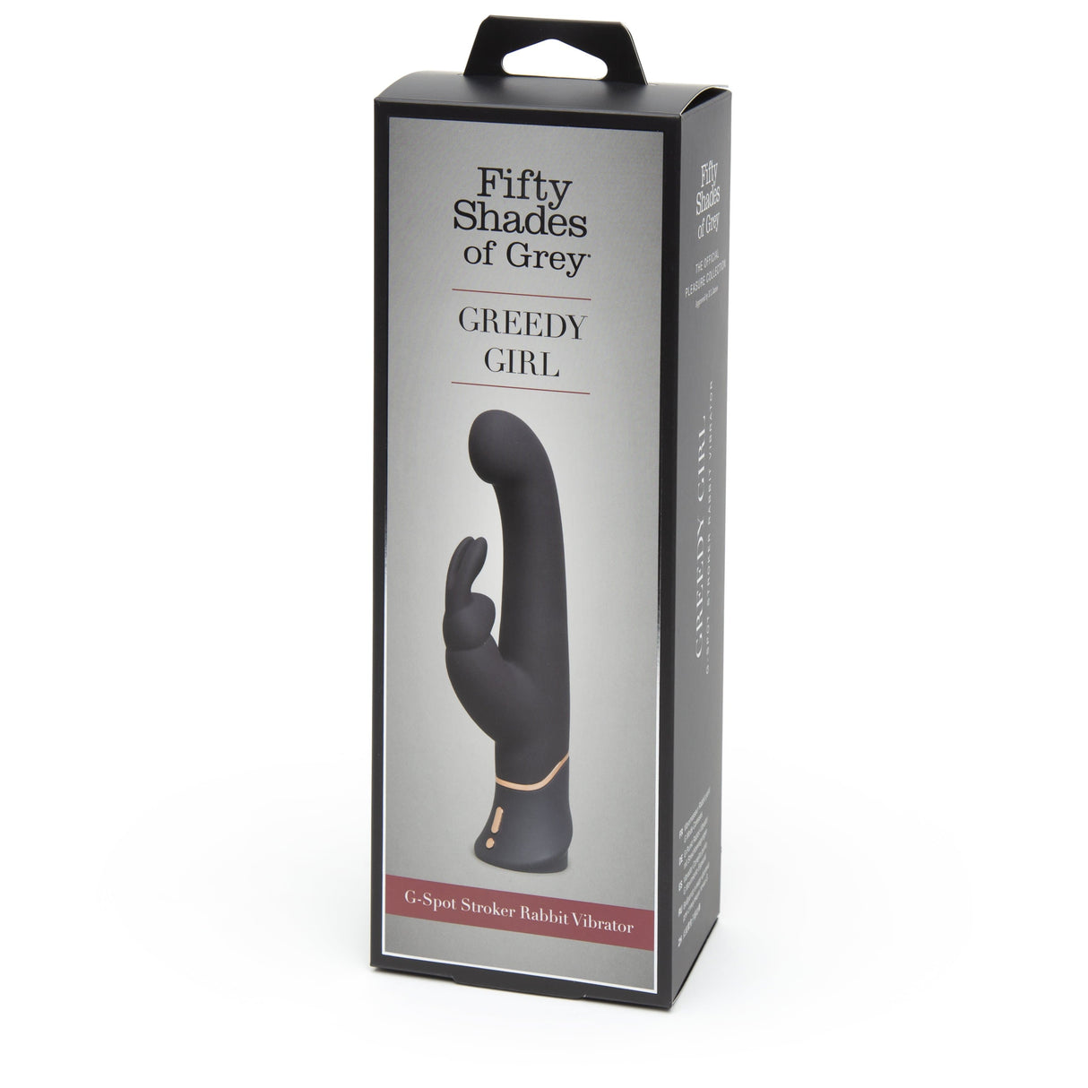 Fifty Shades of Grey - Greedy Girl G Spot Stroker Rabbit Vibrator (Black) FSG1137 CherryAffairs