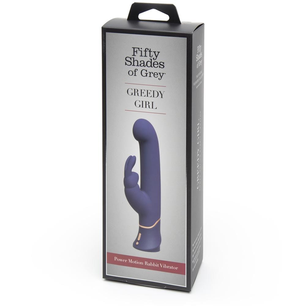 Fifty Shades of Grey - Greedy Girl Power Motion Rabbit Vibrator (Purple) FSG1138 CherryAffairs