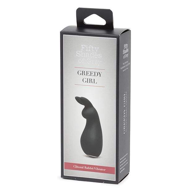 Fifty Shades of Grey - Greedy Girl Rechargeable Clitoral Rabbit Vibrator (Black) FSG1106 CherryAffairs