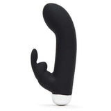 Fifty Shades of Grey - Greedy Girl Rechargeable Mini Rabbit Vibrator (Black) FSG1108 CherryAffairs