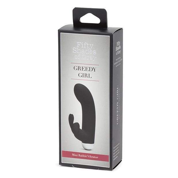 Fifty Shades of Grey - Greedy Girl Rechargeable Mini Rabbit Vibrator (Black) FSG1108 CherryAffairs