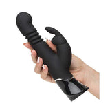 Fifty Shades of Grey - Greedy Girl Rechargeable Thrusting G Spot Rabbit Vibrator (Black) FSG1110 CherryAffairs