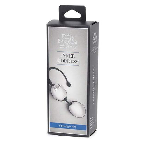 Fifty Shades of Grey - Inner Goddess Silver Jiggle Kegel Balls 67 g (Silver) FSG1101 CherryAffairs