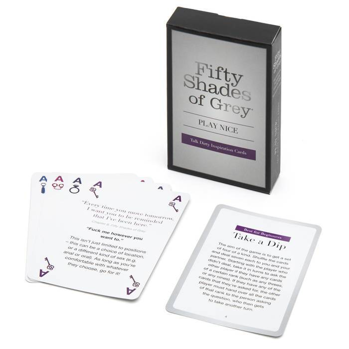 Fifty Shades of Grey - Play Nice Talk Dirty Inspiration Card Game FSG1155 CherryAffairs