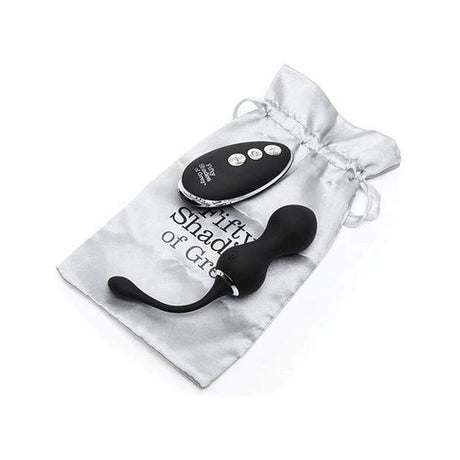 Fifty Shades of Grey - Relentless Vibrations Remote Control Kegel Balls (Black) FSG1114 CherryAffairs