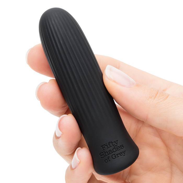 Fifty Shades of Grey - Sensation Rechargeable Bullet Vibrator (Black) FSG1157 CherryAffairs