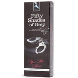 Fifty Shades of Grey - You Are Mine Metal Handcuffs (Silver) FSG1122 CherryAffairs