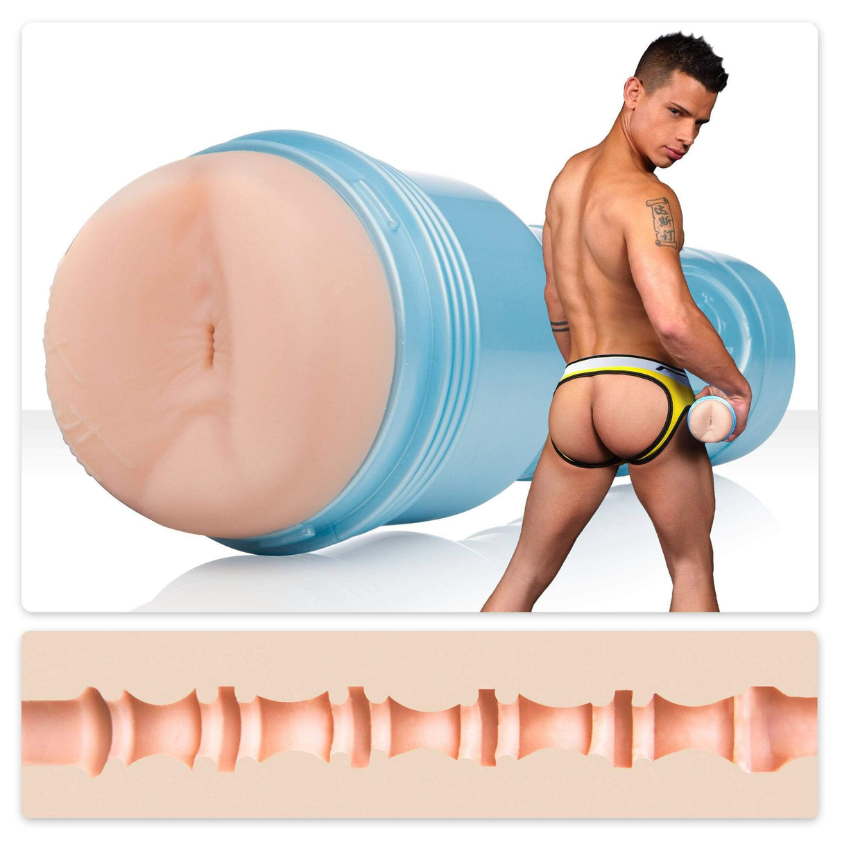 Fleshlight - Fleshjack Boys Brent Everett Masturbator Ass (Ecstasy) FL1222 CherryAffairs