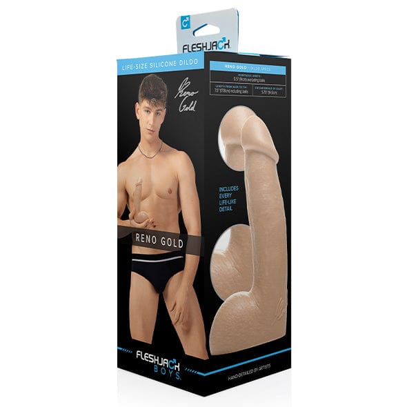 Fleshlight - Fleshjack Boys Reno Gold Dildo (Beige) FL1284 CherryAffairs