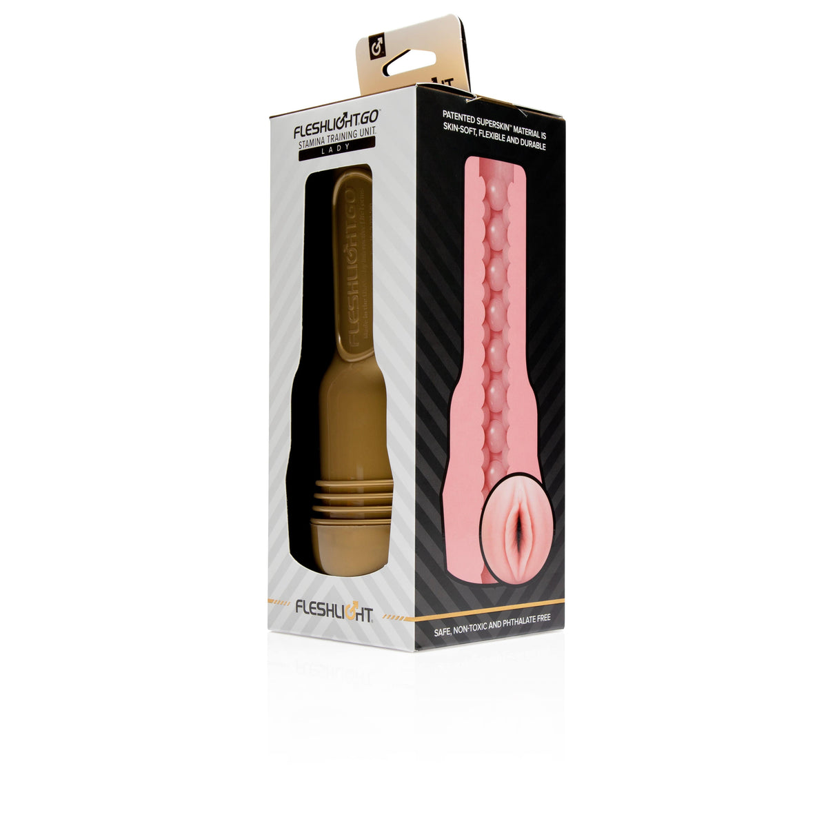 Fleshlight - Fleshlight GO Stamina Training Unit Masturbator (Beige) FL1254 CherryAffairs