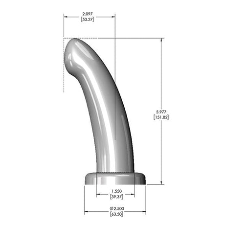 Fleshlight - Her Spot Platinum Cured Silicone G Spot Dildo CherryAffairs