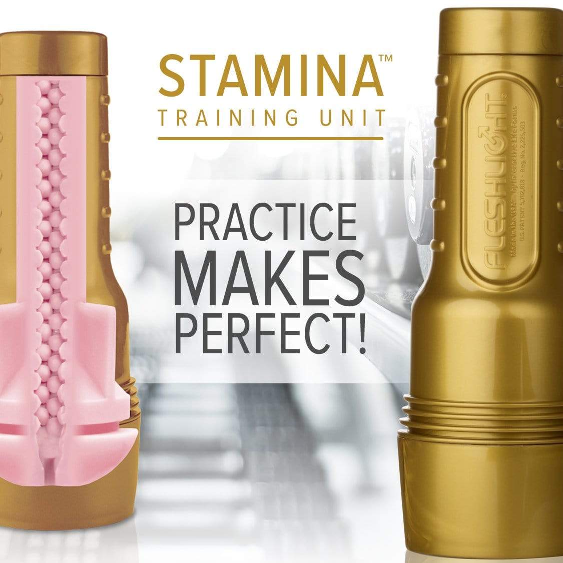 Fleshlight - Pink Butt Stamina Training Unit Masturbator (Beige) FL1255 CherryAffairs