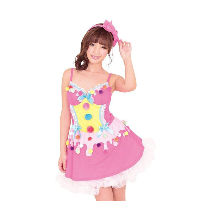 Garaku - Love Gelato Dress (Pink) GK1004 CherryAffairs