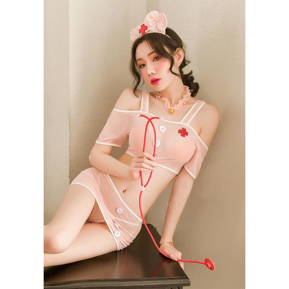 Garden - Love Disease SOS Nurse Costume (White) GD1051 CherryAffairs