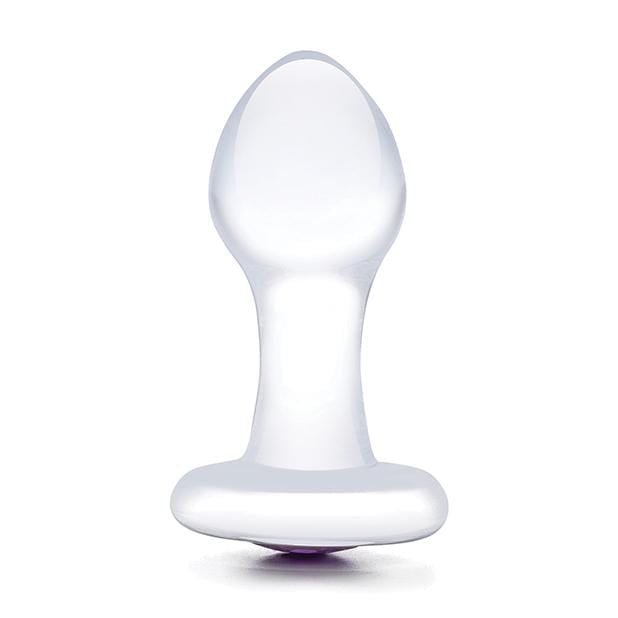 Glas - Bling Bling Glass Butt Plug 3.5" (Clear) GL1029 CherryAffairs