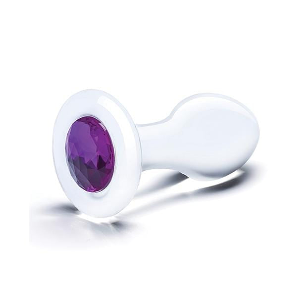 Glas - Bling Bling Glass Butt Plug 3.5" (Clear) GL1029 CherryAffairs