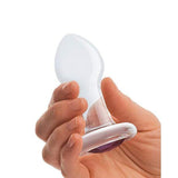 Glas - Bling Bling Glass Butt Plug 3.5" (Clear) GL1029 CherryAffairs