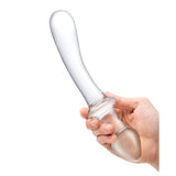 Glas - Classic Curved Dual Ended Glass Dildo 9" (Clear)    Glass Dildo (Non Vibration)