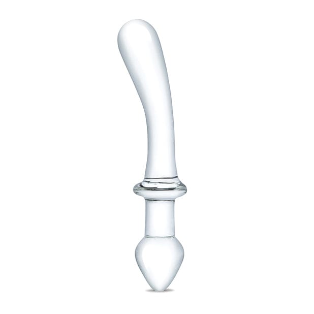 Glas - Classic Curved Dual Ended Glass Dildo 9" (Clear)    Glass Dildo (Non Vibration)