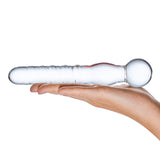 Glas - Joystick Clear Glass Dildo 8" (Clear) GL1008 CherryAffairs