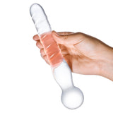 Glas - Joystick Clear Glass Dildo 8" (Clear) GL1008 CherryAffairs