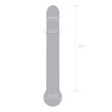 Glas - Straight Glass Dildo 7" (Clear)    Glass Dildo (Non Vibration)