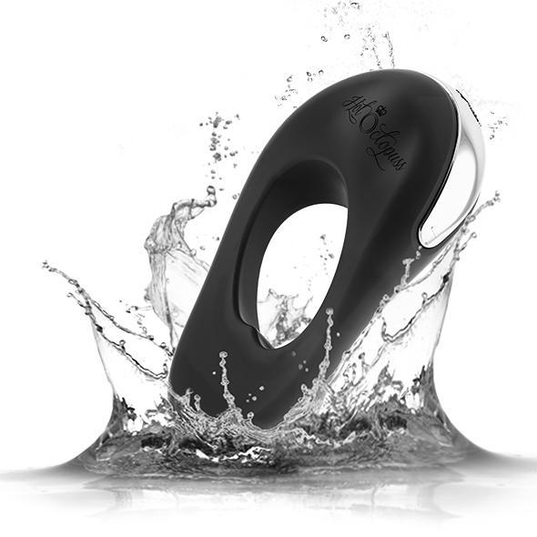 Hot Octopuss - Atom Plus Rechargeable Silicone Cock Ring (Black) HO1007 CherryAffairs