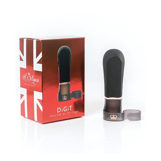 Hot Octopuss - Digit Finger Vibe Vibrator (Black) HO1012 CherryAffairs