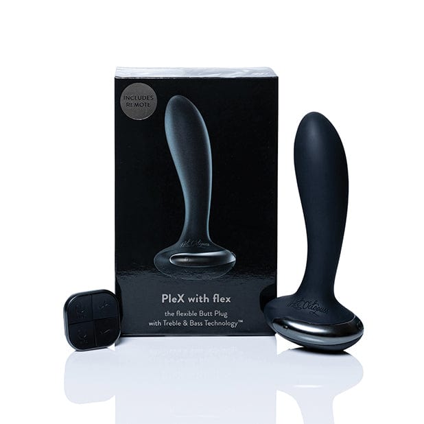 Hot Octopuss - PleX with Flex Remote Control Butt Plug (Black)    Remote Control Anal Plug (Vibration) Rechargeable